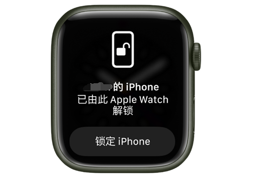 江海苹果手机维修分享用 AppleWatch 解锁配备面容 ID 的 iPhone方法 